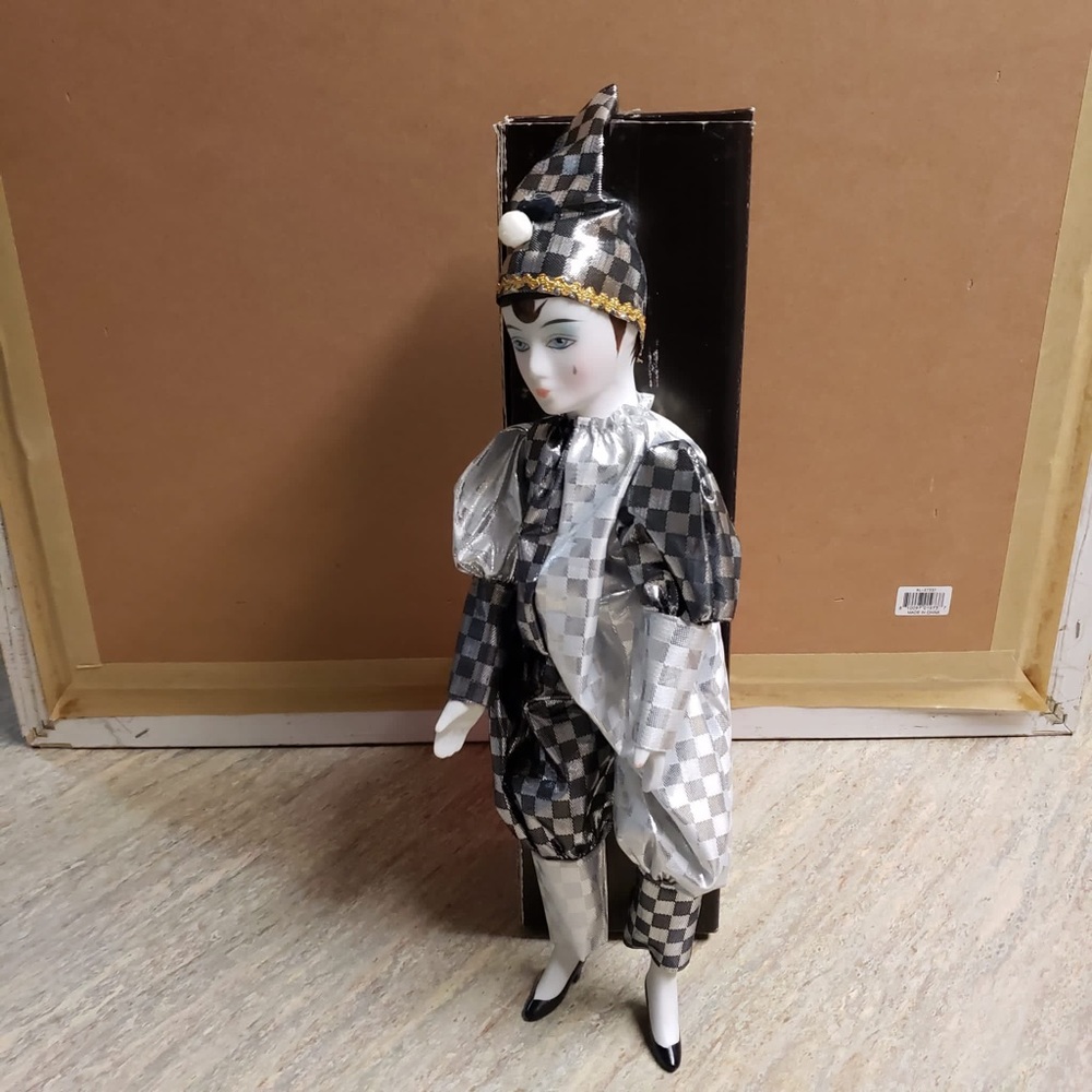 Porcelain doll in original box